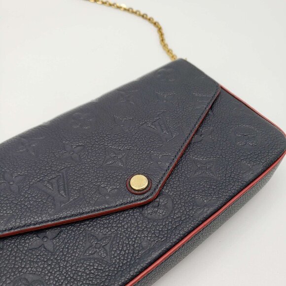 100% Authentic Louis Vuitton Pochette Felicie Monogram Shoulder Bag 620-102224 - Picture 7 of 15